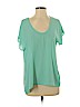 Lush 100% Polyester Green Short Sleeve Blouse Size S - photo 1