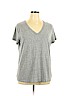 Ava & Viv Gray Short Sleeve T-Shirt Size 1X - photo 1