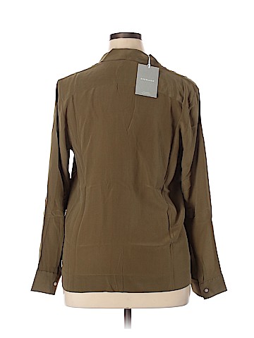 Everlane Long Sleeve Silk Top (view 2)