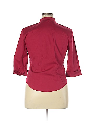 Dana Buchman 3/4 Sleeve Button-Down Shirt (view 2)