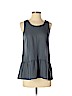 Assorted Brands 100% Polyester Gray Sleeveless Blouse Size 1 - photo 1
