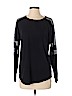 Victoria's Secret Pink Black Long Sleeve T-Shirt Size XS - photo 1