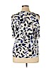 Nine West Blue Short Sleeve Top Size XL - photo 2
