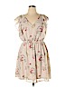 Maurices 100% Polyester Tan Casual Dress Size XL - photo 1