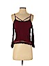 Charlotte Russe 100% Rayon Burgundy 3/4 Sleeve Blouse Size S - photo 1