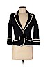 Topshop 100% Cotton Black Blazer Size 6 - photo 1