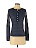 Bongo Blue Long Sleeve Henley Size S - photo 1