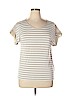 Christian Siriano Runway Style Gray Short Sleeve Top Size XL - photo 1