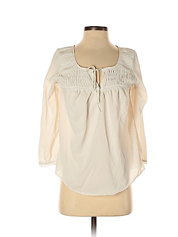 American Eagle Outfitters 3/4 Sleeve Blouse (view 1)