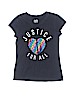 Justice 100% Cotton Black Short Sleeve T-Shirt Size 12 - photo 1