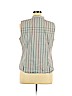 Lafayette 148 New York Gray Sleeveless Blouse Size 16 - photo 2