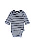 Gerber 100% Cotton Gray Long Sleeve Onesie Size 3-6 mo - photo 1