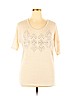 Daytrip Tan 3/4 Sleeve Top Size XL - photo 1