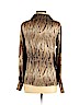 Equipment 100% Silk Brown Long Sleeve Silk Top Size S - photo 2