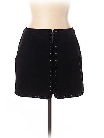 American Eagle Outfitters Faux Leather Skirt (view 1)
