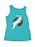 Cat & Jack 100% Cotton Teal Sleeveless Top Size 7 - 8 - photo 1