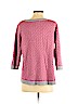 Francesca's 100% Acrylic Pink Pullover Sweater Size S - photo 2