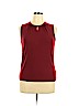 Merona Burgundy Sleeveless Top Size XL - photo 1