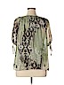 DressBarn 100% Polyester Green 3/4 Sleeve Blouse Size 14 - 16 - photo 2