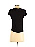 H&M 100% Viscose Black Short Sleeve Top Size XS - photo 2