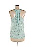 Candie's 100% Polyester Blue Sleeveless Blouse Size M - photo 2