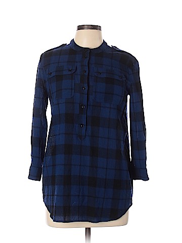 Burberry Brit 3/4 Sleeve Button-Down Shirt (view 1)