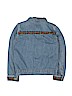 Hanna Andersson 100% Cotton Solid Blue Denim Jacket Size 140 cm / US 10 - photo 2