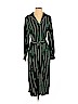 H&M 100% Viscose Green Casual Dress Size 4 - photo 1