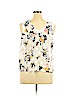 A New Day 100% Polyester White Sleeveless Blouse Size XL - photo 2