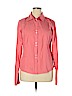 Liz Claiborne 100% Cotton Pink Long Sleeve Button-Down Shirt Size 14 - photo 1