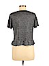 Zara Silver Short Sleeve Top Size M - photo 2