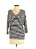MICHAEL Michael Kors Blue 3/4 Sleeve Top Size XS - photo 1