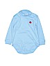 Talbots Kids 100% Cotton Blue Long Sleeve Onesie 18-24 MO / 24 MO - photo 1