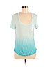 Victoria's Secret Pink Blue Short Sleeve T-Shirt Size M - photo 1