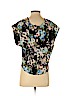Forever 21 Black Short Sleeve Blouse Size S - photo 2
