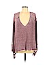 Free People Burgundy Long Sleeve T-Shirt Size S - photo 1