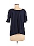 Daytrip 100% Rayon Blue Short Sleeve Blouse Size M - photo 2