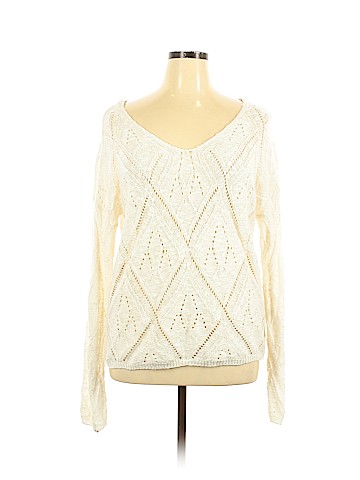 Pink Rose Pullover Sweater (view 1)