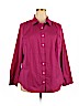 Talbots Pink Long Sleeve Button-Down Shirt Size 20 - photo 1