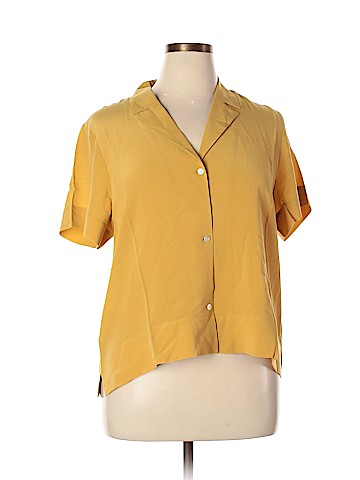 Everlane Short Sleeve Silk Top (view 1)