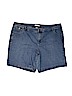 Cj Banks Blue Denim Shorts Size 20 - photo 1