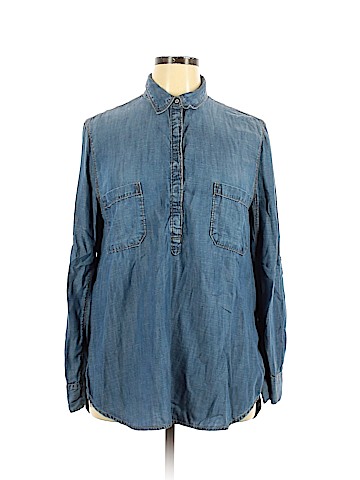 Lou & Grey Long Sleeve Button-Down Shirt (view 1)