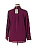 Everlane 100% Silk Purple Long Sleeve Silk Top Size 16 - photo 2