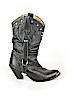 Saks Fifth Avenue 100% Leather Black Boots Size 6 1/2 - photo 1