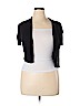 White House Black Market 100% Rayon Black Shrug Size XL - photo 1