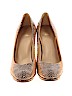 Stuart Weitzman 100% Leather Tan Heels Size 10 - photo 2