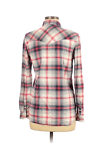 American Eagle Outfitters Long Sleeve Button-Down Shirt (view 2)