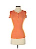 Splendid Orange Short Sleeve Henley Size XS - photo 1
