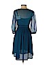 HD in Paris 100% Polyester Blue Casual Dress Size 2 (petite) - photo 2