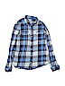 Old Navy 100% Cotton Blue Long Sleeve Button-Down Shirt Size 2XL (kids) - photo 1